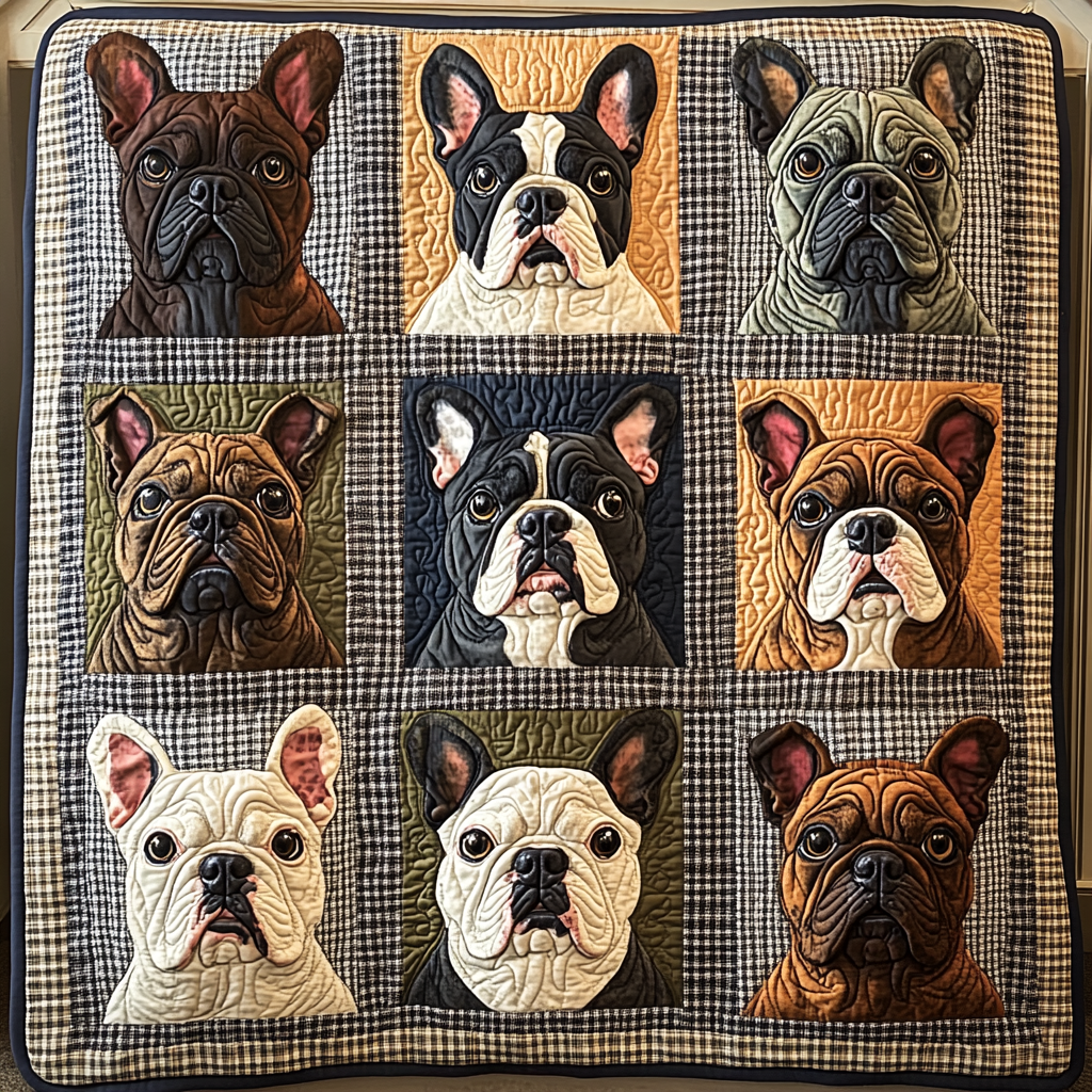 French Bulldog TAI041124117 Quilt Blanket