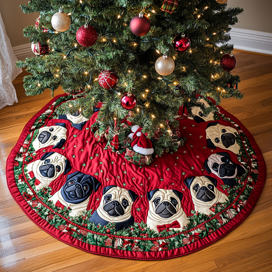 French Bulldog TAI311024260 Quilted Tree Skirt