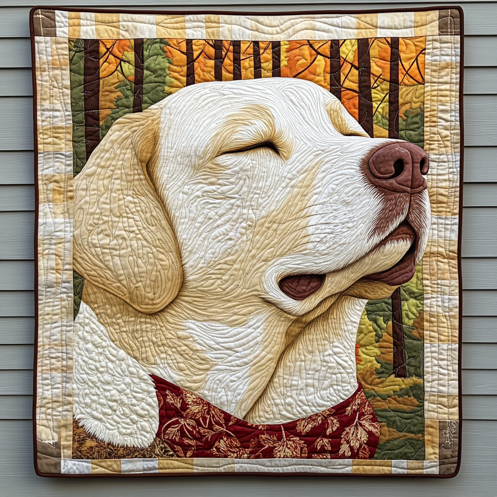 Golden Retriever TAI311024282 Quilt Blanket