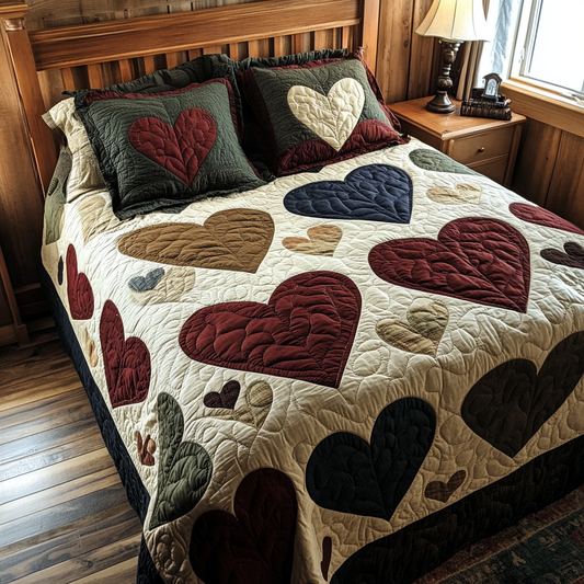 Heart TAI061124010 Quilt Bedding Set