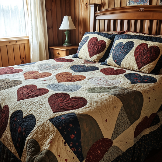 Heart TAI061124022 Quilt Bedding Set