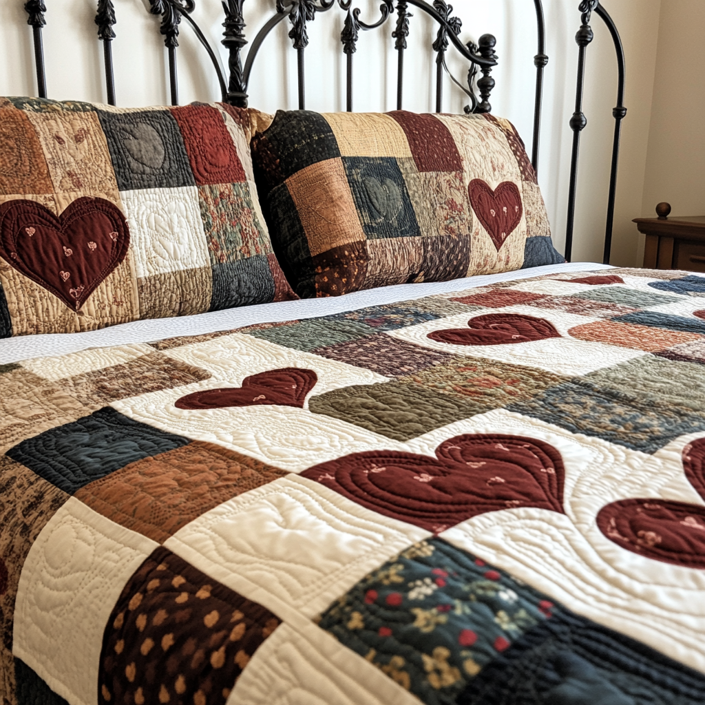 Heart TAI061124027 Quilt Bedding Set