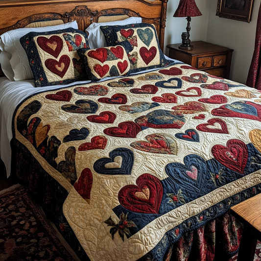 Heart TAI061124028 Quilt Bedding Set