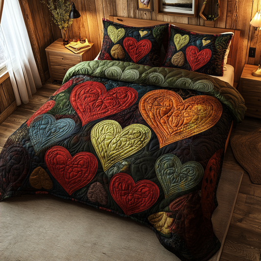 Heart TAI061124032 Quilt Bedding Set