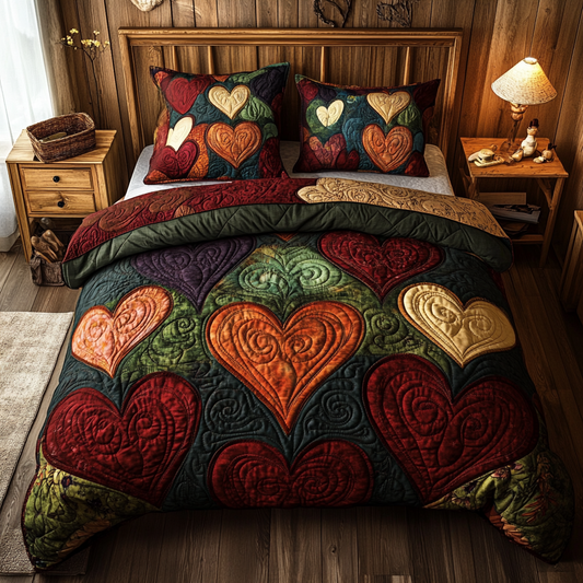 Heart TAI061124033 Quilt Bedding Set