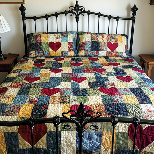 Heart TAI061124034 Quilt Bedding Set