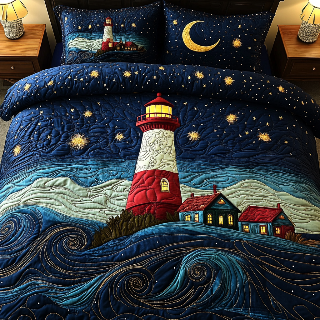 Lighthouse TAI061124159 Quilt Bedding Set