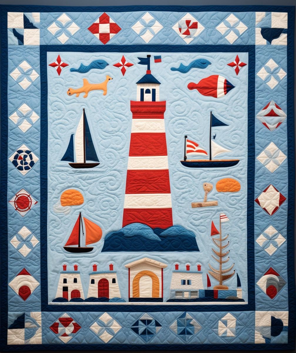 Lighthouse BL9112316 Quilt Blanket