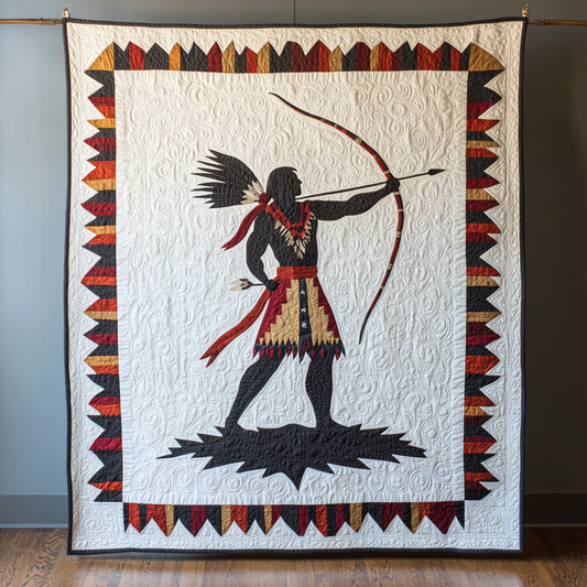 Native American Warrior DAI05112416 Quilt Blanket