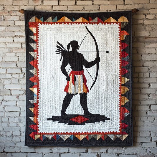 Native American Warrior DAI05112418 Quilt Blanket