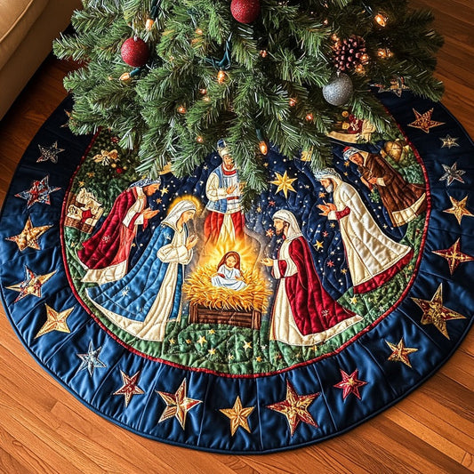 Nativity Scene NTA281024390 Quilted Tree Skirt