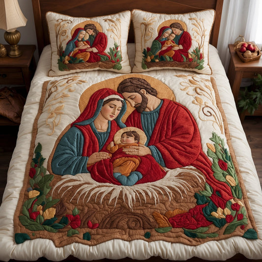 Nativity Scene NTA311024146 Quilt Bedding Set