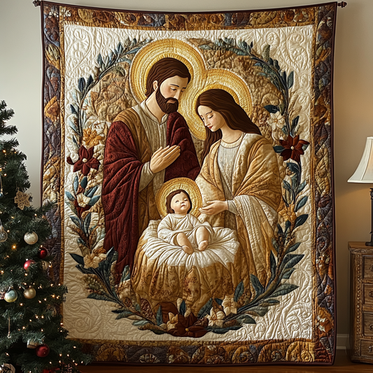 Nativity Scene TAI041124059 Quilt Blanket