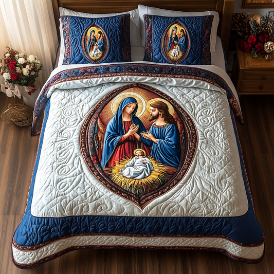 Nativity Scene TAI061124044 Quilt Bedding Set