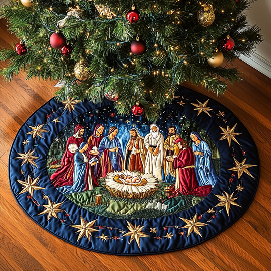 Nativity Scene TAI281024322 Quilted Tree Skirt