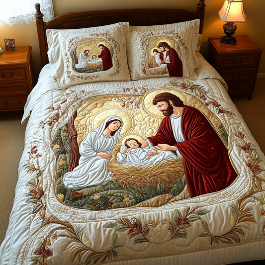 Nativity Scene TAI311024008 Quilt Bedding Set