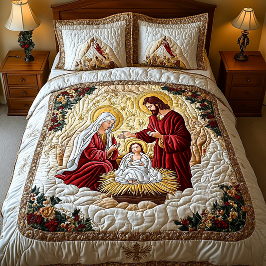 Nativity Scene TAI311024009 Quilt Bedding Set