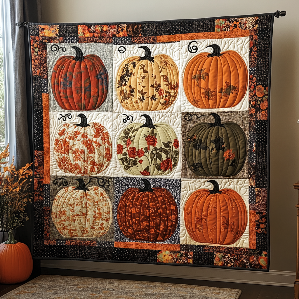 Pumpkin TAI311024319 Quilt Blanket