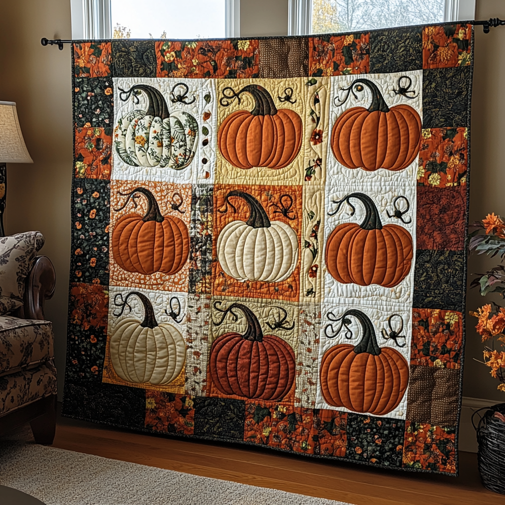 Pumpkin TAI311024323 Quilt Blanket