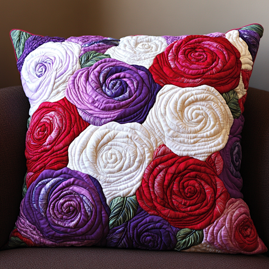 Rose DAI05112492 Quilted Pillow Case