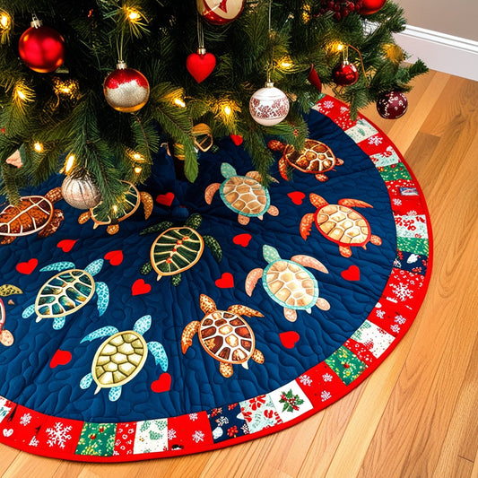 Sea Turtle NTA061124282 Quilted Tree Skirt