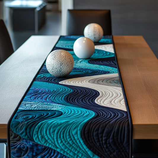 Sea Wave TAI061124188 Quilted Table Runner