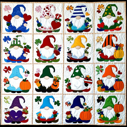 Season Gnomes NTA151024140 Quilt Blanket