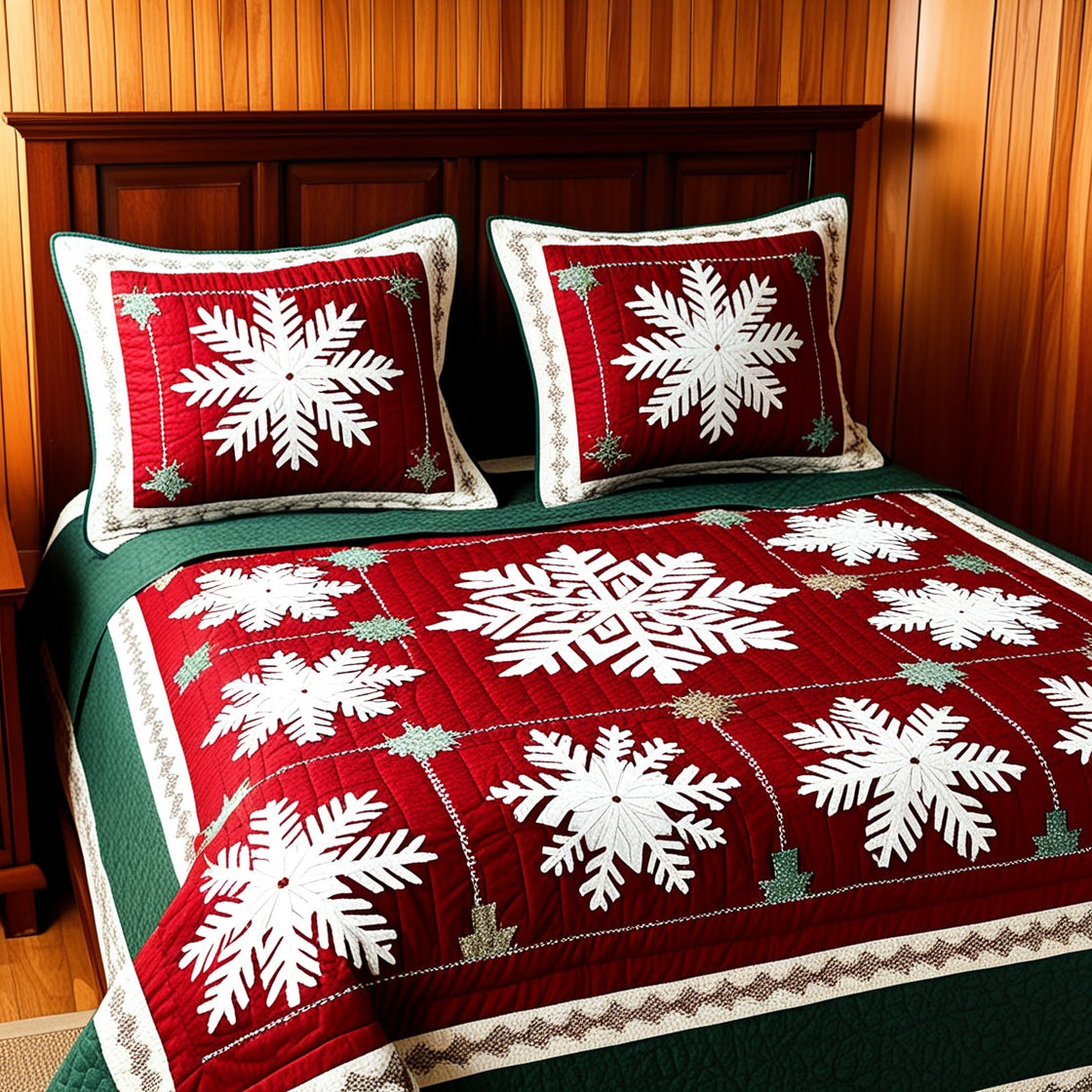 Snowflake NTA061124176 Quilt Bedding Set