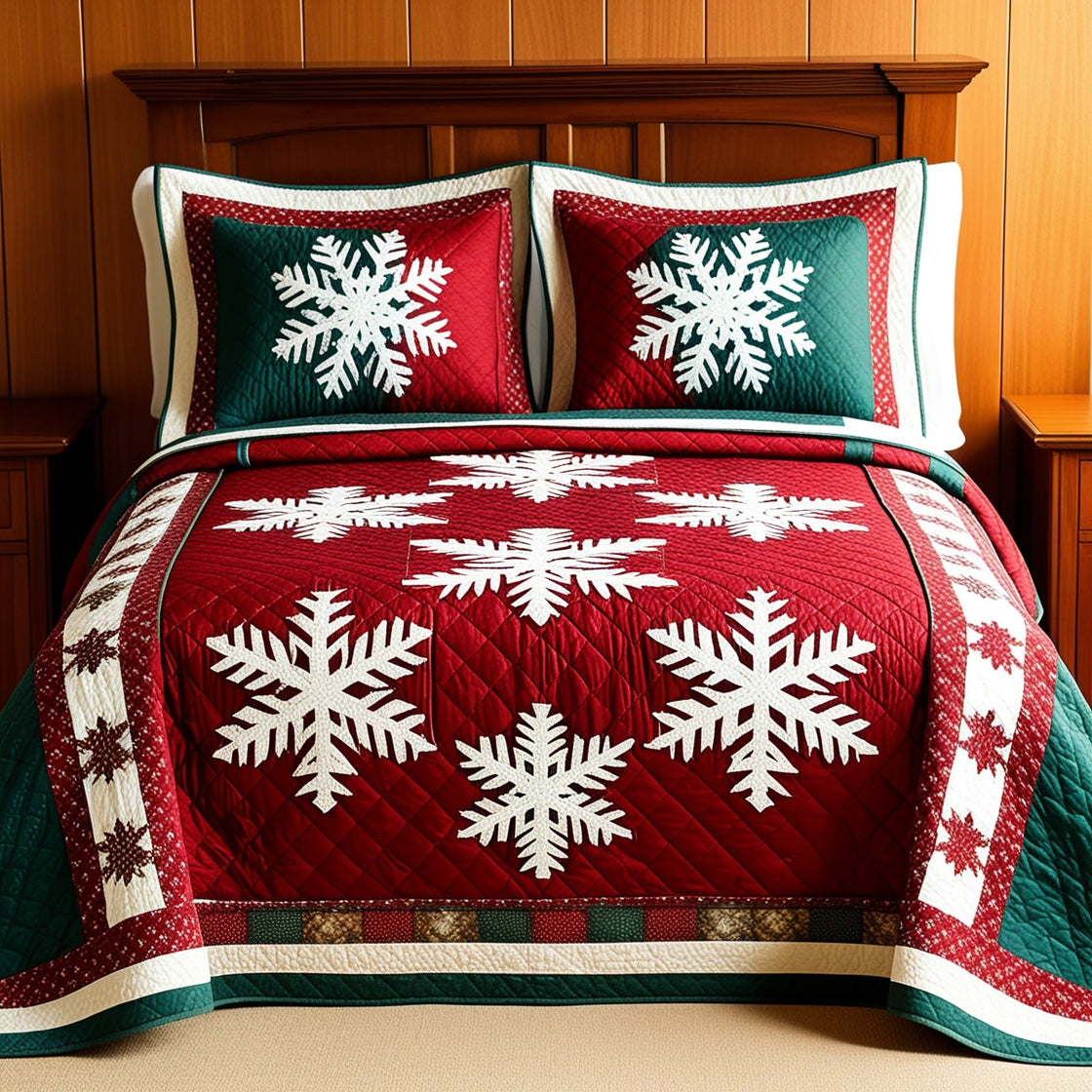 Snowflake NTA061124177 Quilt Bedding Set