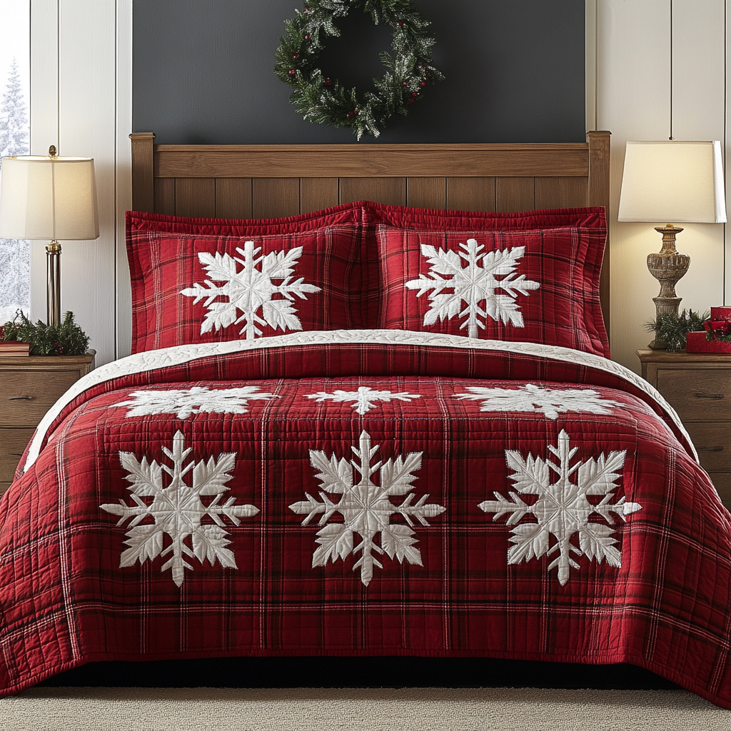 Snowflake TAI061124080 Quilt Bedding Set