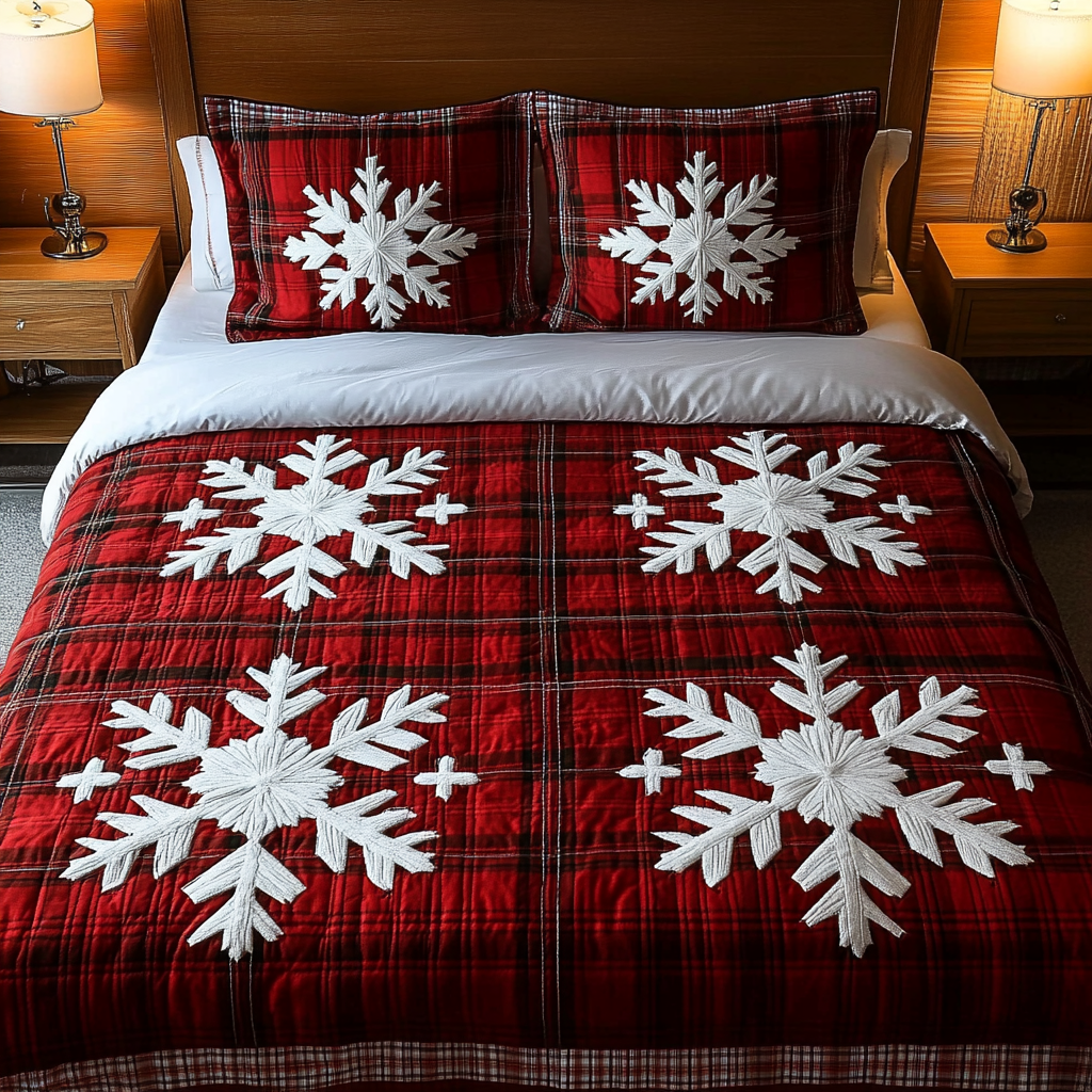 Snowflake TAI061124081 Quilt Bedding Set