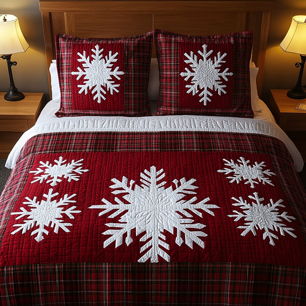 Snowflake TAI061124082 Quilt Bedding Set