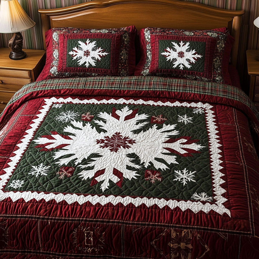 Snowflake TAI061124085 Quilt Bedding Set