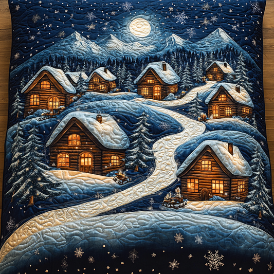 Snowy Village TAI041124056 Quilt Blanket