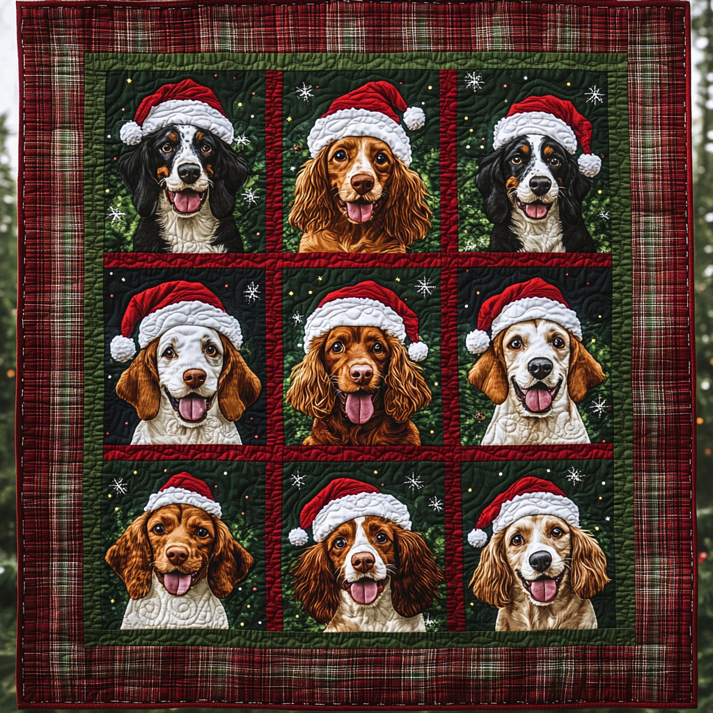Spaniel TAI041124088 Quilt Blanket – Alpha Quilt