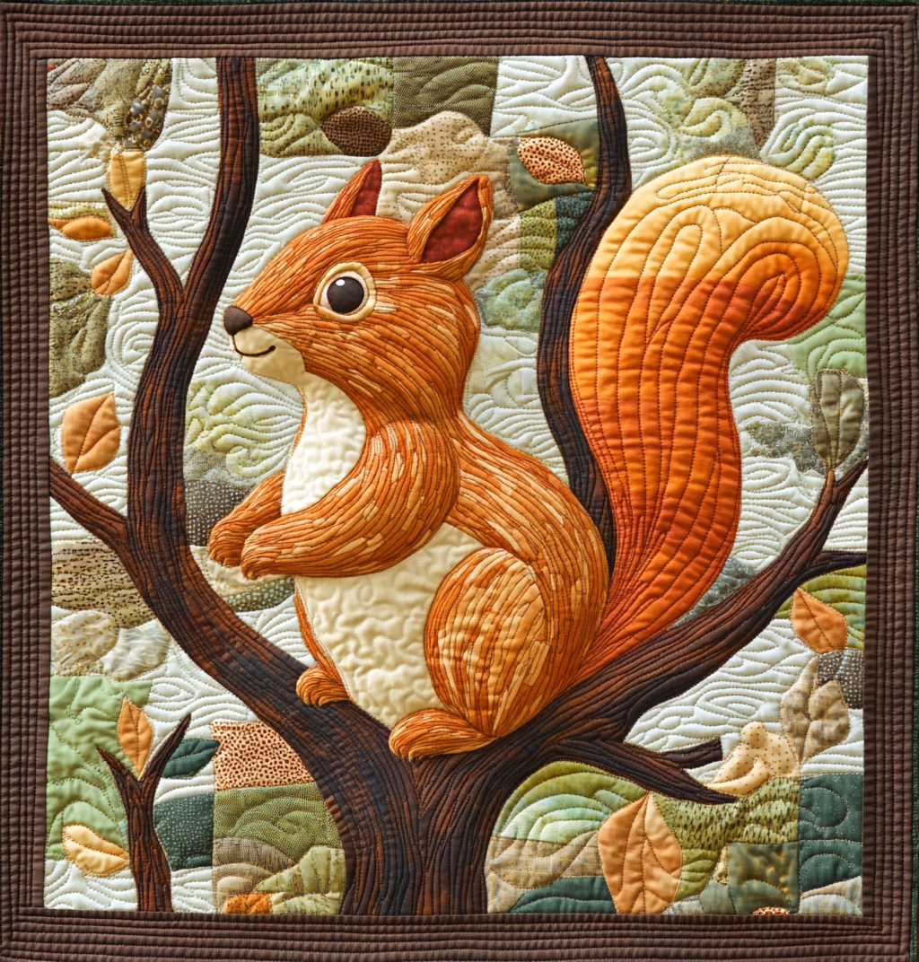 Squirrel DAI05112432 Quilt Blanket