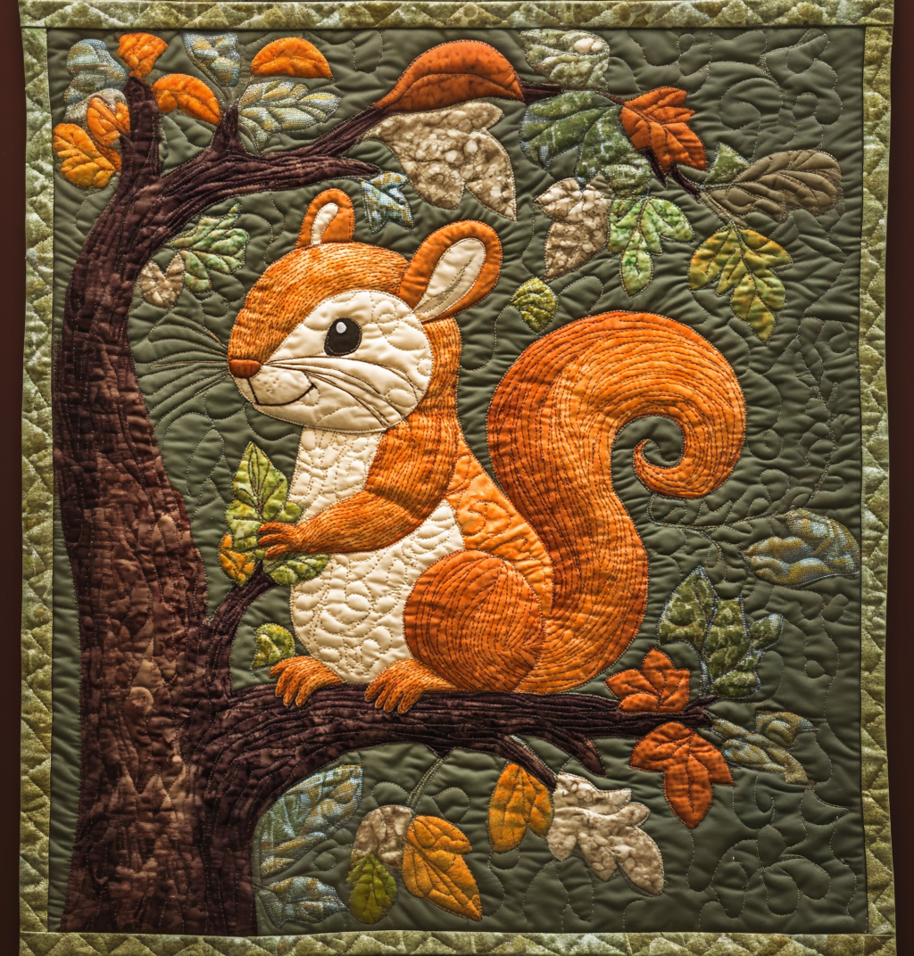 Squirrel DAI05112433 Quilt Blanket