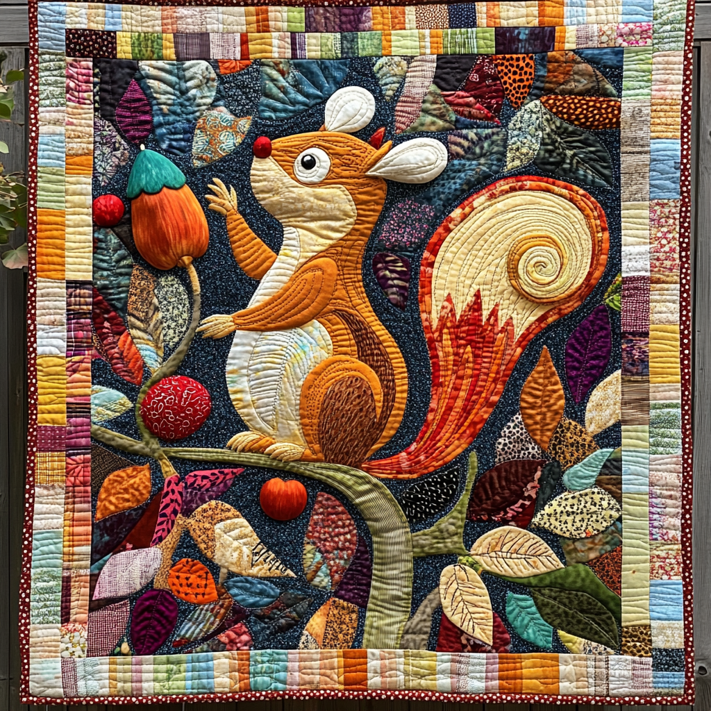 Squirrel DAI05112438 Quilt Blanket