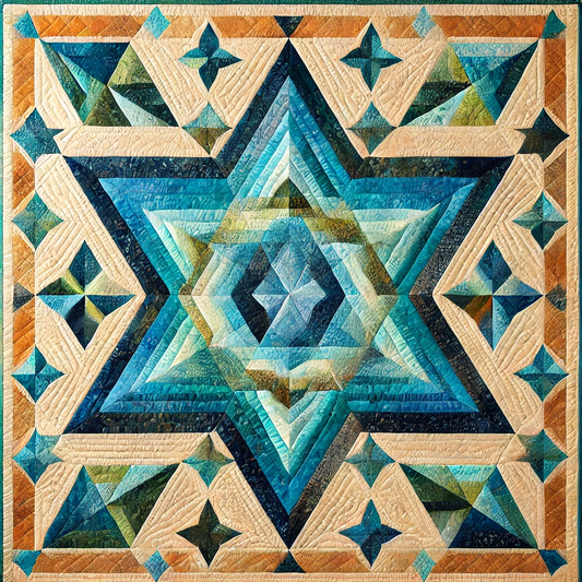 Star Of David NTA281024367 Quilt Blanket