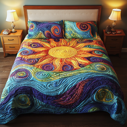 Sun And Wave TAI041124391 Quilt Bedding Set