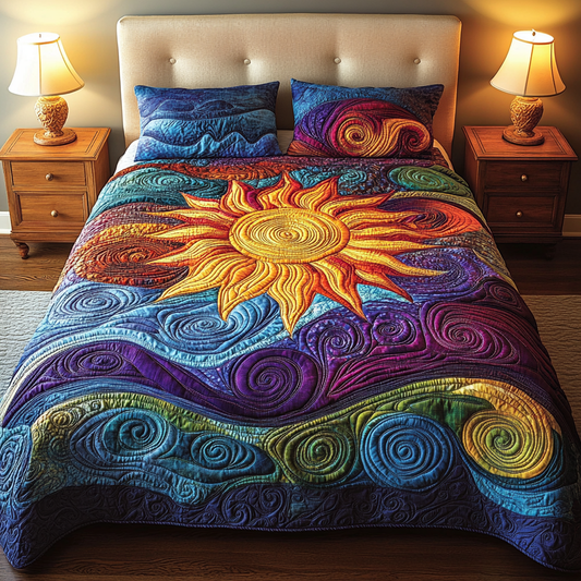 Sun And Wave TAI041124393 Quilt Bedding Set