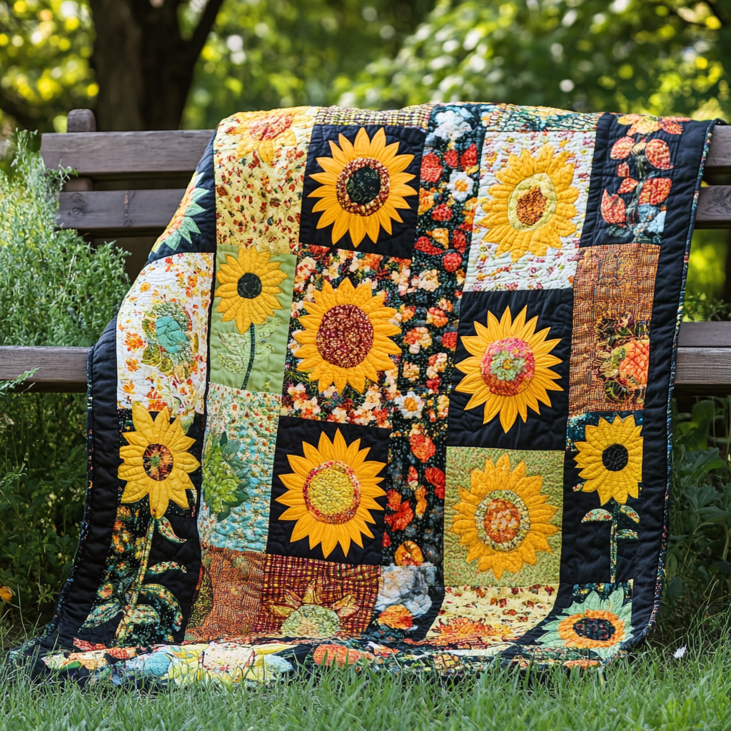 Sunflower TAI281024237 Quilt Blanket