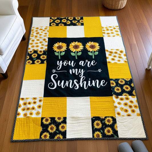 Sunflower You Are My Sunshine NTA151024359 Quilt Blanket