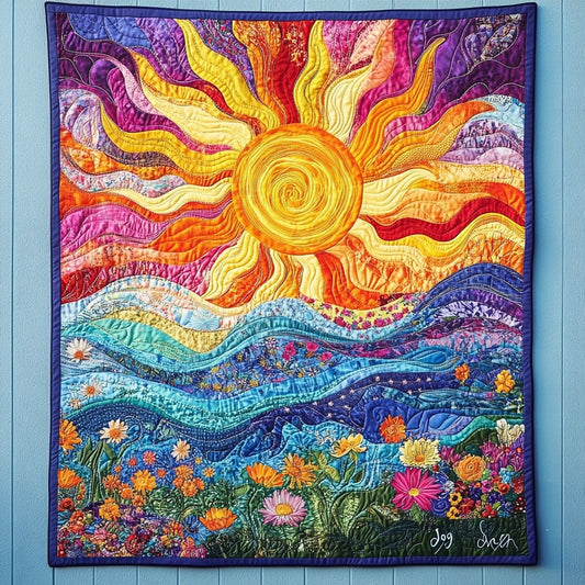 Sunshine In The Garden TAI311024290 Quilt Blanket