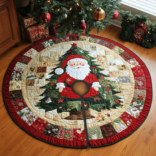 Christmas Santa TL040924440 Quilted Tree Skirt