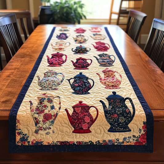 Teapot TAI041124620 Quilted Table Runner