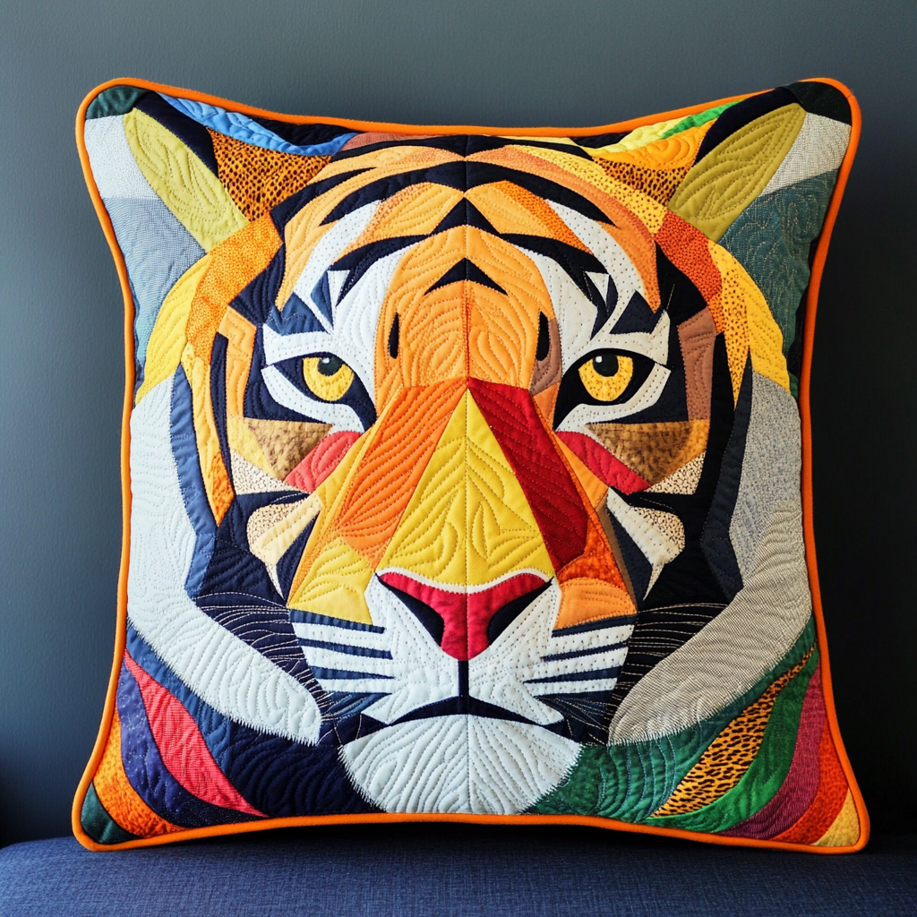 Tiger DAI05112488 Quilted Pillow Case