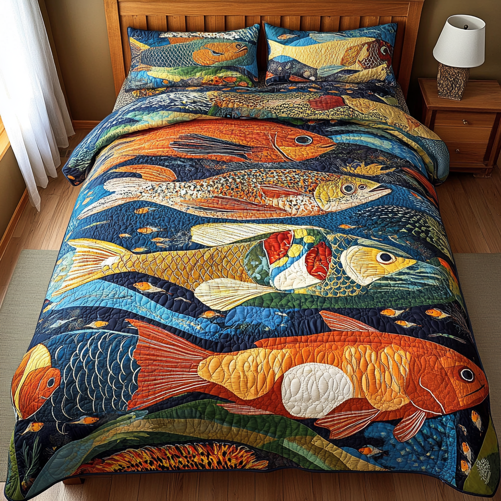 Troutfish TAI311024005 Quilt Bedding Set