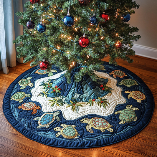 Turtle TAI041124463 Quilted Tree Skirt