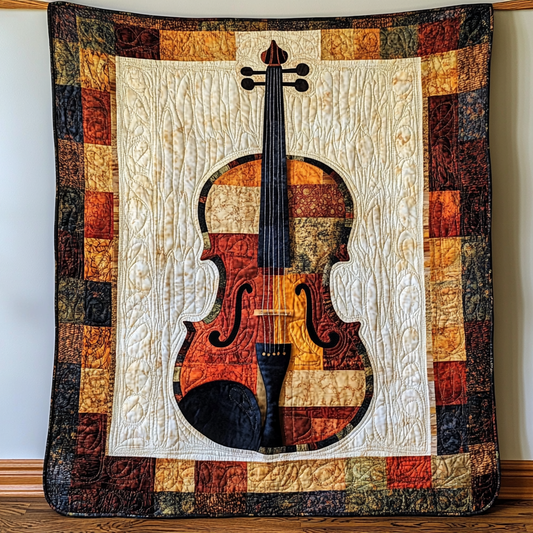 Violin DAI311024338 Quilt Blanket